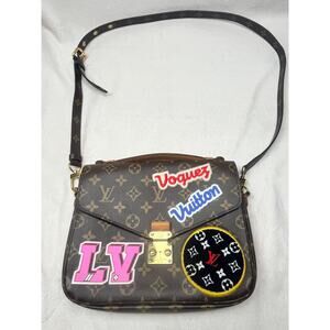 Louis Vuitton Monogram Patches Pochette Metis MM Shoulder Bag Limited Edition